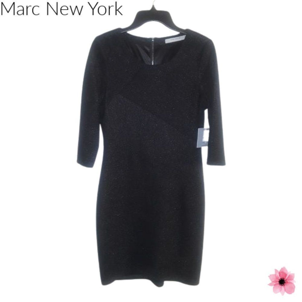Andrew Marc Marc New York Black Mini Dress - Picture 2 of 6